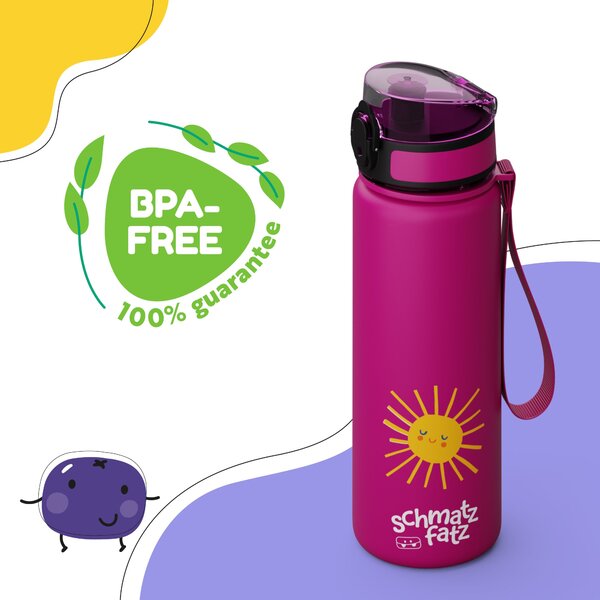 Klarstein Schmatzfatz, boca za piće, boca za sport, 500 ml, 24 cm, tritan
