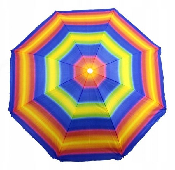 Rainbow suncobran za plažu 180 cm