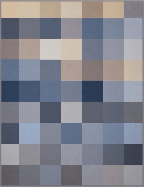 Deka Cotton Blue Woven 150x200
