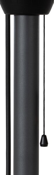 Pyravo stoni radijator, crni, aluminij, visina 70 cm, IP44 - Lucande Lucande, Pyravo, Crno, Metal, Moderan