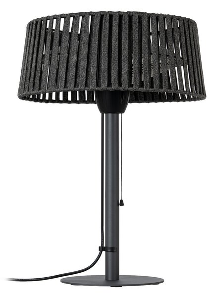 Pyravo stoni radijator, crni, aluminij, visina 70 cm, IP44 - Lucande Lucande, Pyravo, Crno, Metal, Moderan