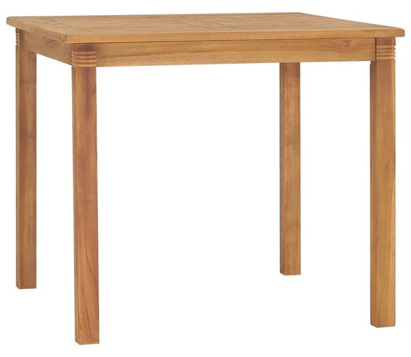 VidaXL Vrtni blagovaonski stol 85 x 85 x 75 cm od masivne tikovine