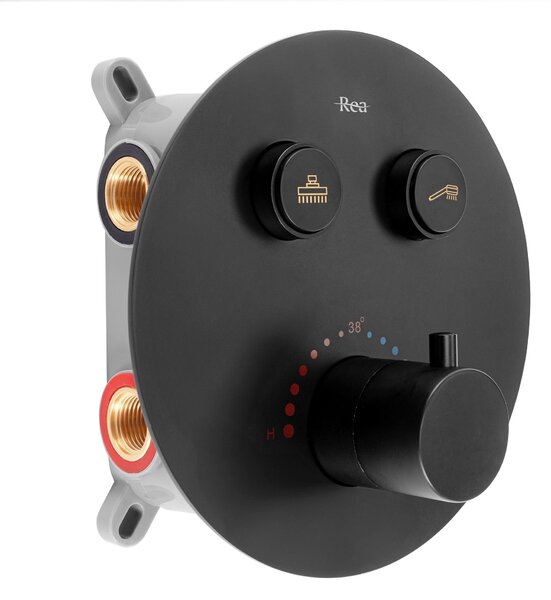 Ugradbeni tuš set Lungo Black Matt BOX