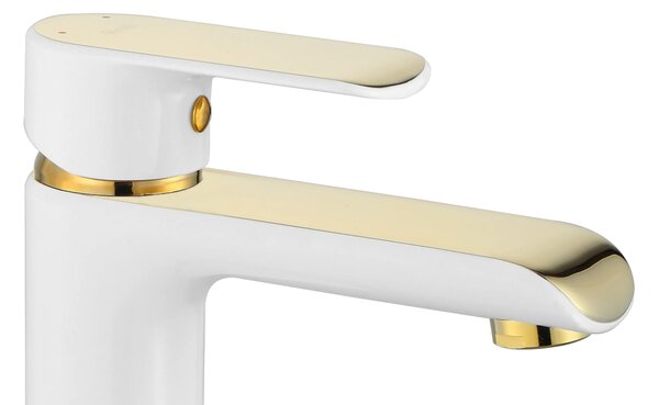 Rea Bloom White Gold Wysoka umivaonik slavina