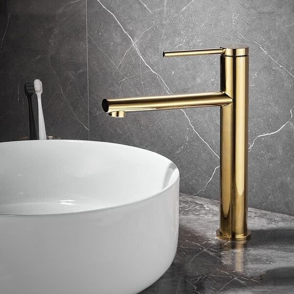 Rea OVAL GOLD Visoka slavina za umivaonik