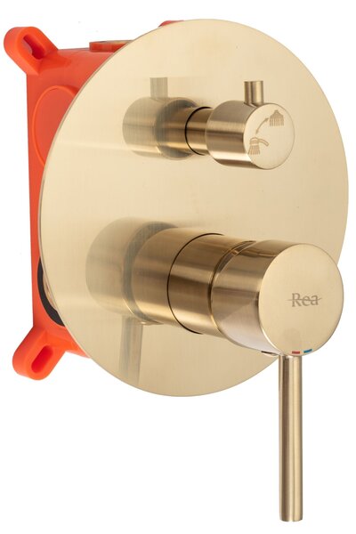 Ugradbeni tuš set REA Lungo Gold Brushed + BOX