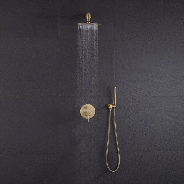 Ugradbeni tuš set REA Lungo Gold Brushed + BOX