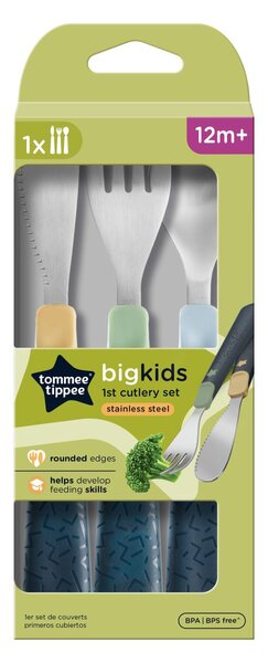 TOMMEE TIPPEE pribor za jelo metalni 12mj+