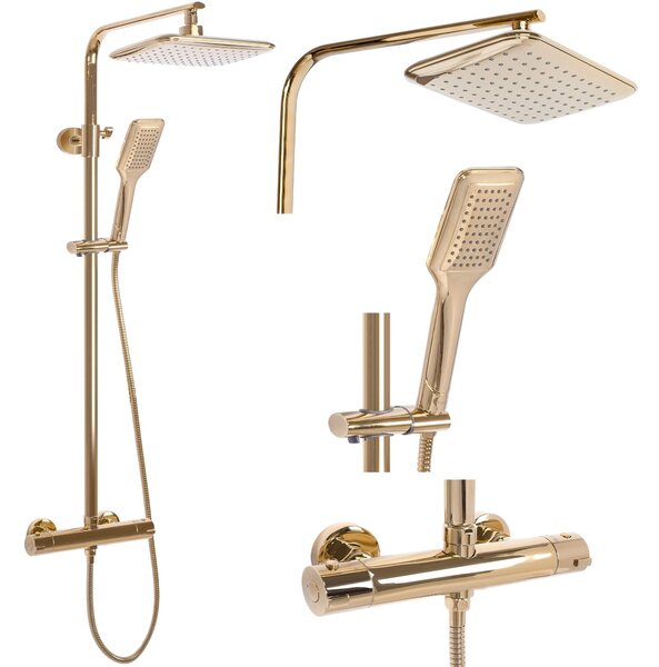 Sustav tuš garniture REA Tom gold