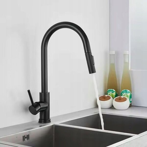Kuhinjska slavina Rea Fresh Black matt