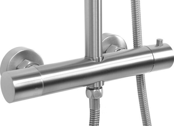 Tuš set s termostatom REA VINCENT NICKEL BRUSH INOX