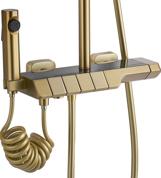 Tuš set s termostatom REA ROB Gold Brush
