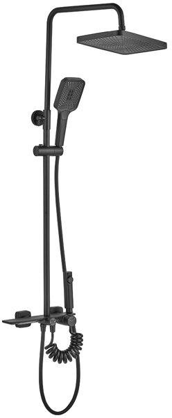 Tuš set REA HELIX Black