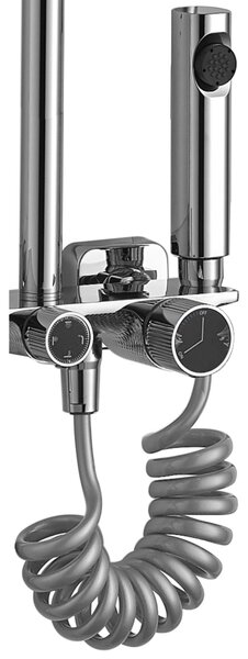 Tuš set REA HELIX Chrom