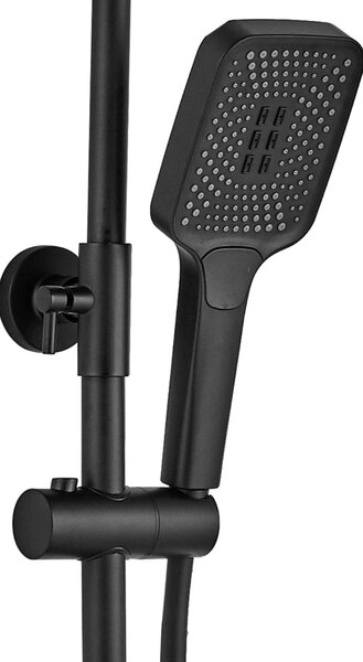 Tuš set REA HELIX Black