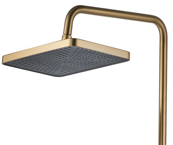Tuš set REA HELIX Brush Gold