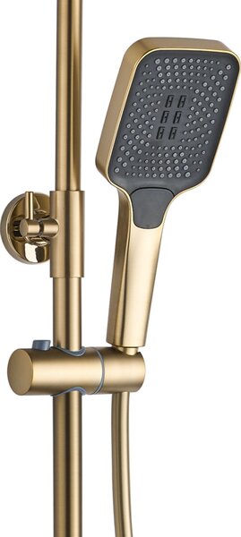 Tuš set REA HELIX Brush Gold