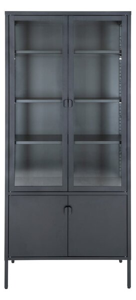 Crna metalna vitrina 80x180 cm Brisbane – House Nordic