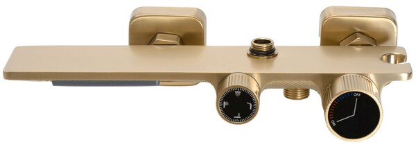 Tuš set REA HELIX Brush Gold