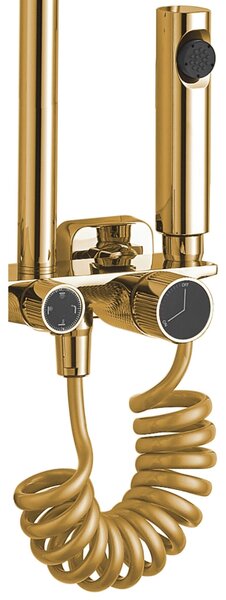 Tuš set REA HELIX Gold