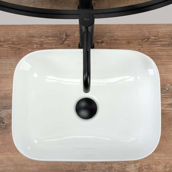 Nadgradni umivaonik Rea Demi Mini White