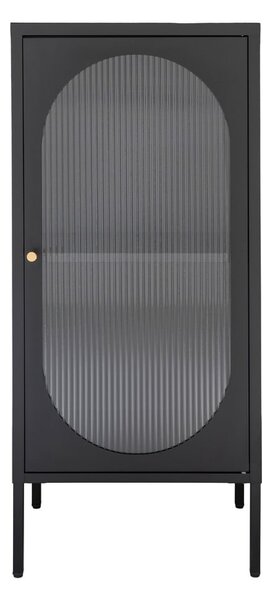 Crna metalna vitrina 50x110 cm Adelaide – House Nordic