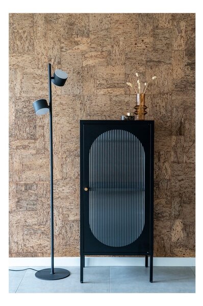 Crna metalna vitrina 50x110 cm Adelaide – House Nordic