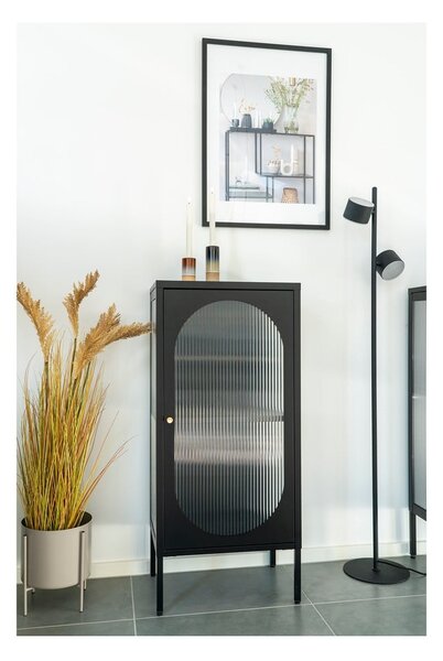 Crna metalna vitrina 50x110 cm Adelaide – House Nordic