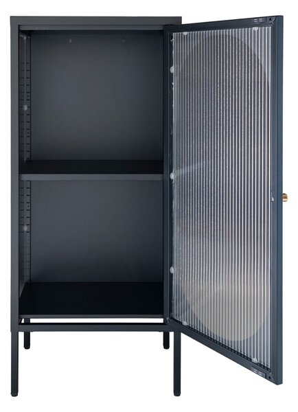 Crna metalna vitrina 50x110 cm Adelaide – House Nordic