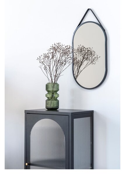 Crna metalna vitrina 50x110 cm Adelaide – House Nordic