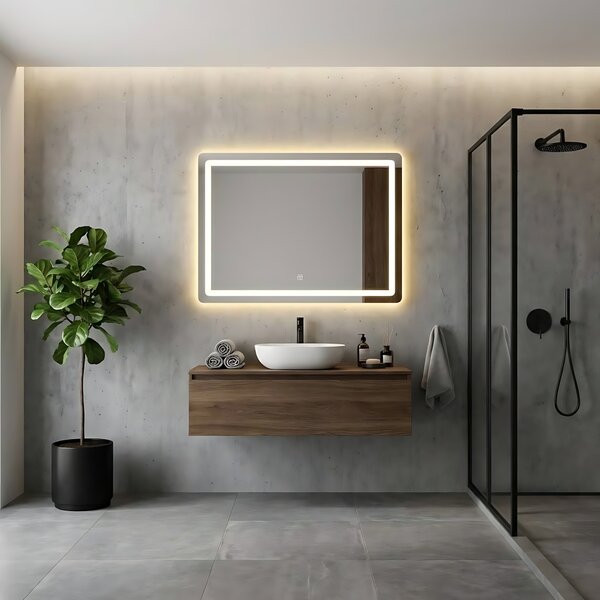 Ogledalo LED 80x60cm P10407