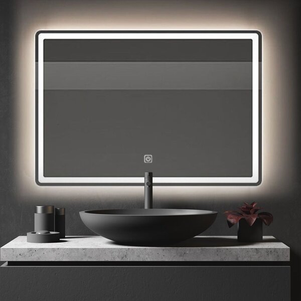 Ogledalo LED 80x60cm P10407