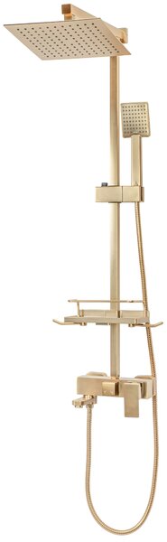 Tuš set REA JACK BRUSHED GOLD