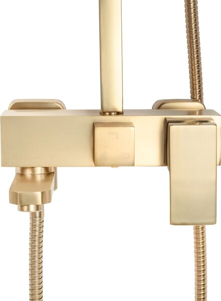Tuš set REA JACK BRUSHED GOLD