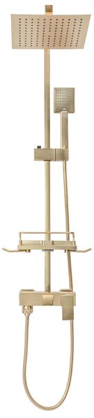 Tuš set REA JACK BRUSHED GOLD