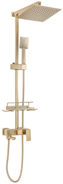 Tuš set REA JACK BRUSHED GOLD