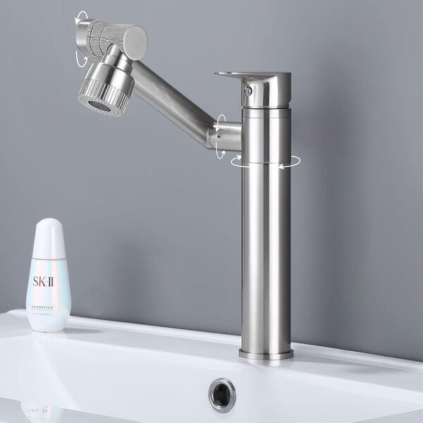 Kupaonska miješalica Rea PACO Nickel Brush INOX High