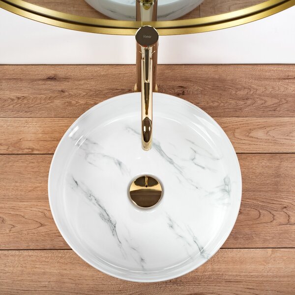Nadgradni umivaonik Rea Sami Nature Marble
