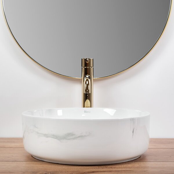 Nadgradni umivaonik Rea Sami Nature Marble