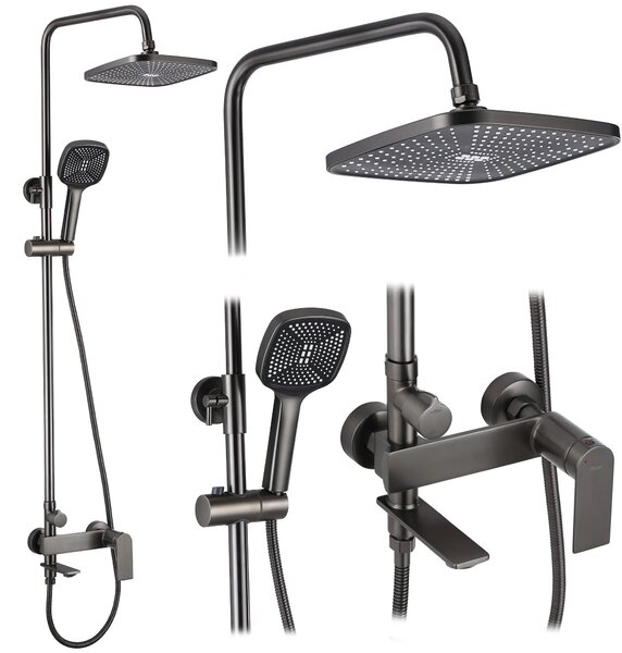 Tuš set REA STORM Titanium