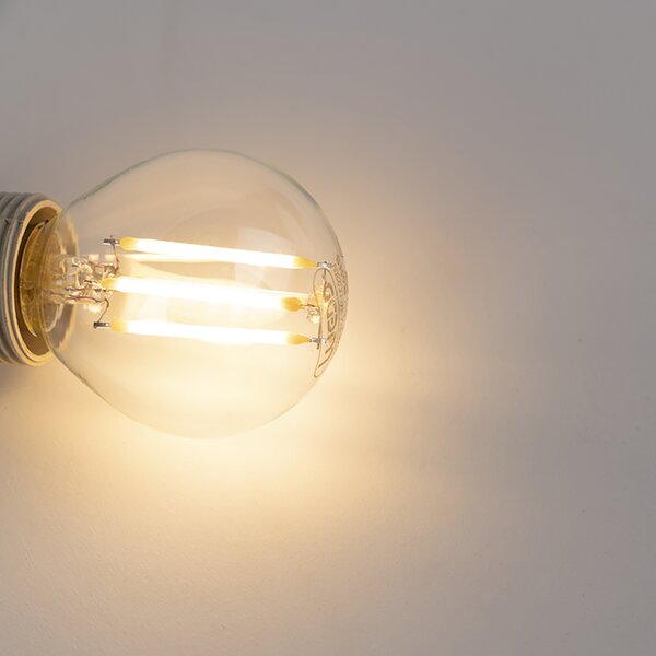 Set od 4 E14 prigušivih LED žarulja P45 prozirne 3W 250lm 2700K
