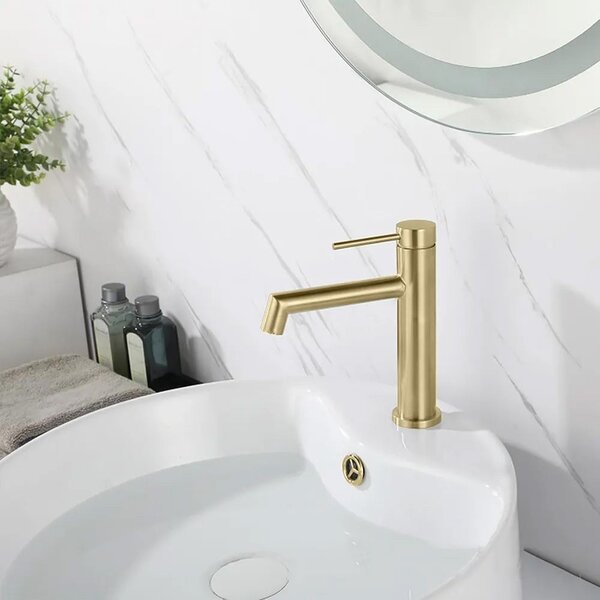 Rea Foss GOLD BRUSH Low slavina za umivaonik