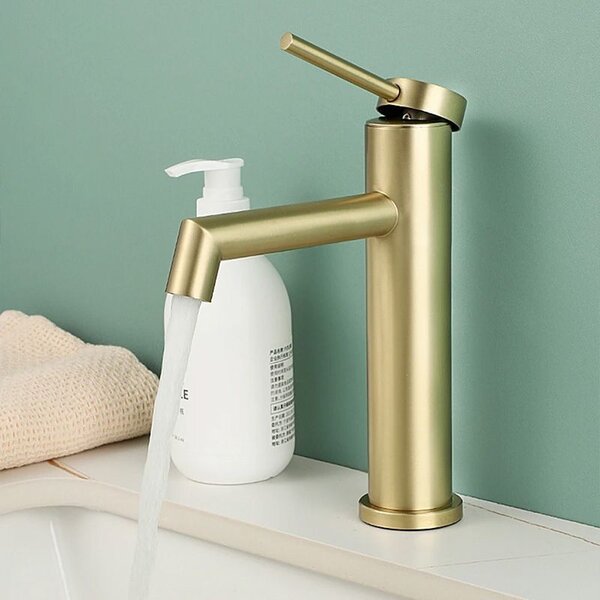 Rea Foss GOLD BRUSH Low slavina za umivaonik