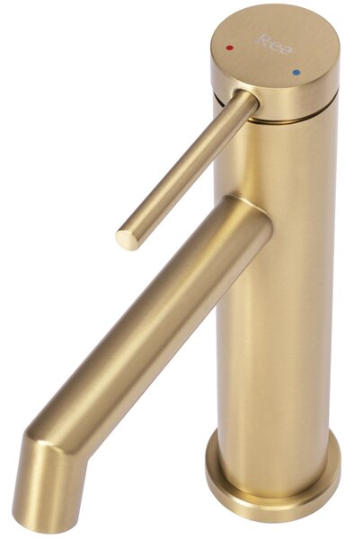 Rea Foss GOLD BRUSH Low slavina za umivaonik