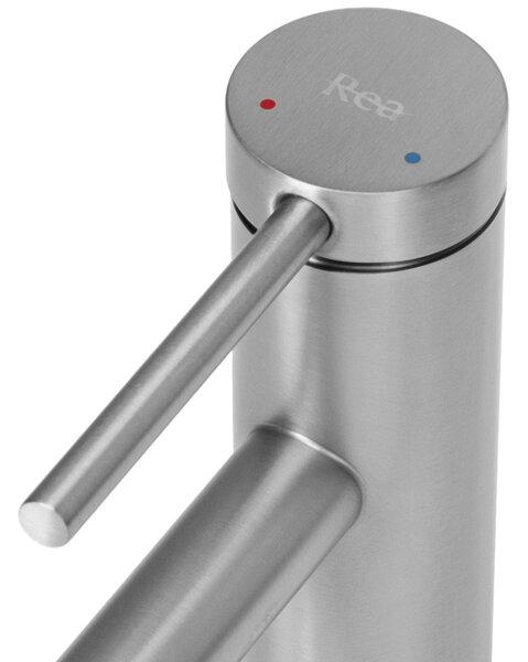 Rea Foss Nickel Brush Low slavina za umivaonik