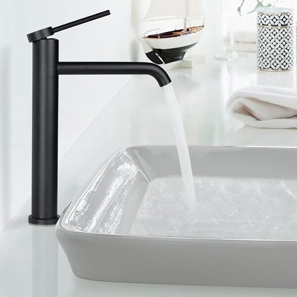 Slavina za umivaonik Rea CLIF BLACK MAT HIGH