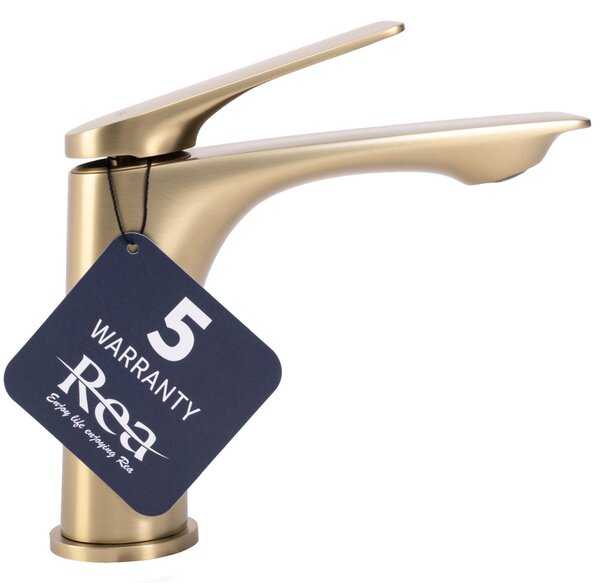 Kupaonska miješalica Rea AVALON brush gold Low