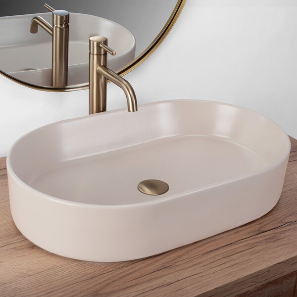 Nadgradni umivaonik Rea NADIA 60 BEIGE MATT