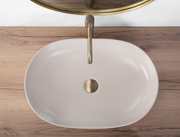 Nadgradni umivaonik Rea CLEO 61 BEIGE MATT