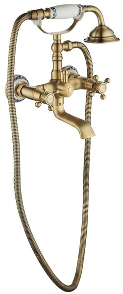 Rea miješalica za kadu Rustico Antique Gold